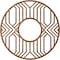 Ekena Millwork Empire Wood Fretwork Pierced Ceiling Medallion, Walnut, 36"OD x 13 1/8"ID x 3/8"T CMWP36X36X0375EPWA - alternate 3